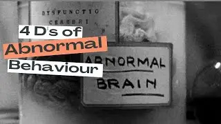 4 D's Of Abnormal Behaviour In Hindi//Four Dimentional Approach Of Abnormality//Psychology Talkies
