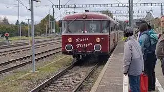 🚃Roter Flitzer auf der Räuberbahn von Aulendorf nach Pfullendorf 🚉