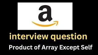 Product of Array Except Self | leetcode question