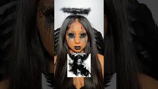 Dark Angel Halloween Makeup #halloween2024