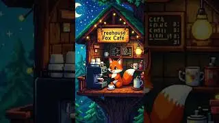 A Cozy Escape in the Trees! 🌳☕ #TreehouseLiving #TreehouseCafe #FoxCafe #CozyVibes #FoxBarista