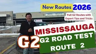 Mississauga G2 Road Test Route #2 | Passing Tips and Tricks | Important parking skills for g2 | 2026