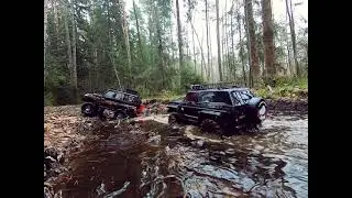 Ford Bronco and Toyota Land Cruiser RCdrive offroad #auto #cars #models