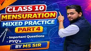 Mensuration  क्षेत्रमिति class 10 practice (part 4)UP, CBSE& ICSE Board