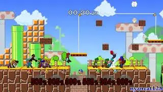 Super Smash Bros. Melee Akaneia Build: 24 Mario Battle