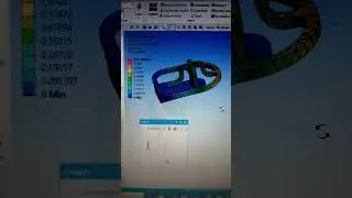 Stress analysis in Ansys (Deformation scale) #shorts