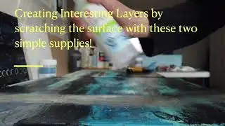 Intuitive Art Process - Create Fabulous Layers with Steel Wool: Is It Possible? #shorts