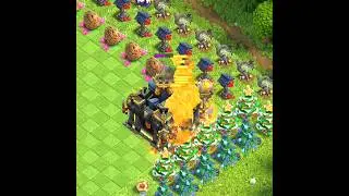 10 Lava Hounds vs TH17 - INSANE BATTLE! #COC #Shorts #GTMMani