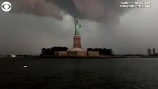 WEB EXTRA: Lightning Strike and Statue of Liberty