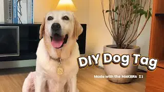 🐾 Personalized Dog Tag? So Easy with Makera Z1!
