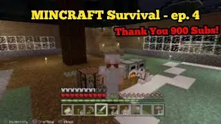 MINECRAFT Survival Episode 4 - Thank For 900 SUBSCRIBERS!!! (plus Dupe Glitch) babytree live