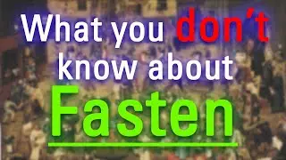 How to Say Fasten in English? | What is Fasten? | How Does Fasten Look?