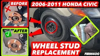 КАК ЗАМЕНИТЬ ШПИЛЬКУ КОЛЕСА НА HONDA CIVIC 2006-2011 ГОДОВ ВЫПУСКА