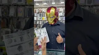 ￼🇮🇳Voice control ￼iron Man helmet ￼gold addition premium luxurious helmet,Marvel edition TonyStark
