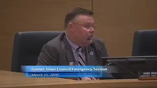 Garner Town Council Emergency Session: March 15, 2020
