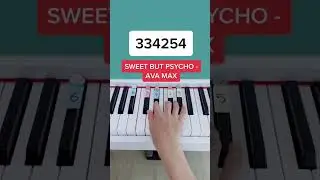 Sweet But Psycho - Ava Max (Piano Tutorial) #sweetbutpsychoavamax #avamax #easypianotutorial