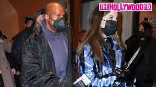 Kanye West & New Girlfriend Julia Fox Watch Slave Play On Broadway Before Dinner At Carbone In N.Y.