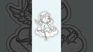 Easy Baby Cupid Drawing Tutorial for Beginners! with Chillify
