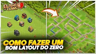 APRENDA AGORA!! COMO CRIAR UM LAYOUT PRA SUA VILA  NO CLASH OF CLANS 2024!