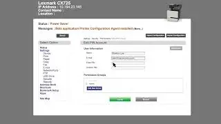Lexmark Printer Security&mdash;Configuring PIN Password Login Method