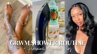 GRWM: My Relaxing Shower Routine + Feminine Hygiene Tips | Self Care Sunday Fun Day | Janika Bates