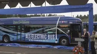 TriMet introduces all-electric buses