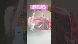 Link in bio. Puma Duffel Bag in 63% discount from myntra. #myntrafinds