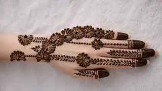 New stylish mehndi design/new mehndi design #like #subscribe #support #explore 