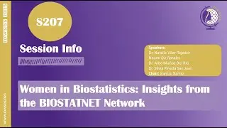 IDWSDS 2025 - S207: Women in Biostatistics: Insights from the BIOSTATNET Network