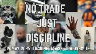 No Trade just Discipline  | Day 26 Cut Throat Strategy Testing | A Trader Vlog