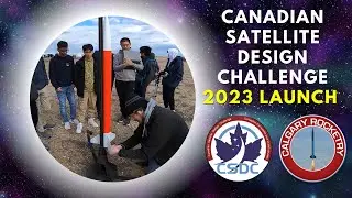Canadian Satellite Design Challenge Rocket Launch 2023
