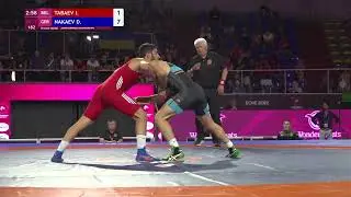 BRONZE GR - 77 kg: I. TABAEV (BEL) v. D. NAKAEV (GER)