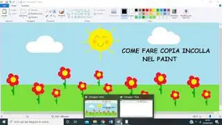 Come fare Copia e Incolla nel Paint.
