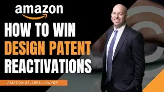 AMAZON SELLERS! HERE&rsquo;S HOW TO WIN DESIGN PATENT REACTIVATIONS!