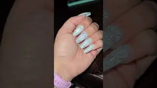 #winternailart using #maniology and yogurt nails #gelnails #gelpolish #glitternails #nailstamping