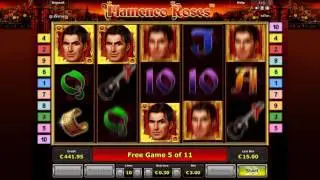 Flamenco Roses Freispiele auf 3 Euro bei Ovocasino