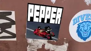 NYC Graf Stickers 2025 -  THE AKIRA PEPPER -  Augmented Reality Graffiti   #KOAR  --  A6