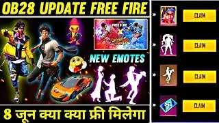 Free Fire 8 June 2021 Update | Free Fire New Update 2021 June | OB28 Update Full Details | OB28 FF