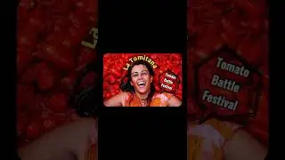 La Tomitana: World's Most Epic Food Fight Festival  #shorts