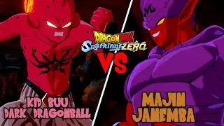 DB Sparking Zero | Kid Buu (Dark Dragonball Possessed) Vs Super Janemba (Majin)