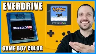 Everdriver flashcart de Game Boy Color para jogos de GB e GBC vers&atilde;o China/Aliexpress Game Color GB