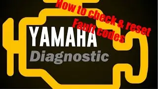 How to check and reset fault codes - Yamaha clock diagnostic
