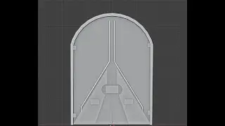 Blender - Creating a stylized door for my game