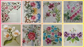 #1 Stunning & Elegant Cross stitch patterns/Charsuti Embroidery Design Ideas Hand made Embroidery