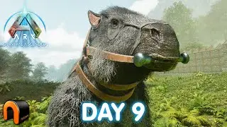 TAMING And BUILDING Day 9 Ark Survival Ascended NOOBLETS LIVE!