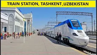 Tashkent Central Railway Station (Uzbekistan) “TASHKENT STATION KAISE DIKHTA?” TICKET KAISE LEIN? 🚆“
