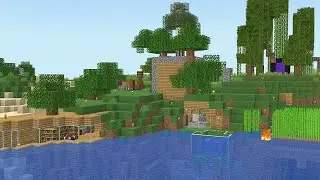 My friend's base in my minecraft multiplayer world