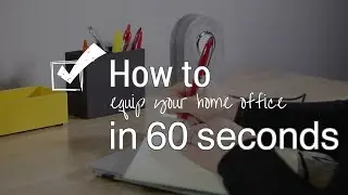 How To In 60 Seconds: Equip your home office YouTube