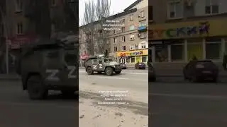 In occupied Melitopol, the Russian military is warning about the ban on rallies through loudspeaker