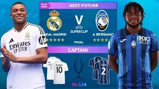 DLS 24 | Real Madrid Vs Atalanta | Final | Dream League Soccer 2024 Gameplay...